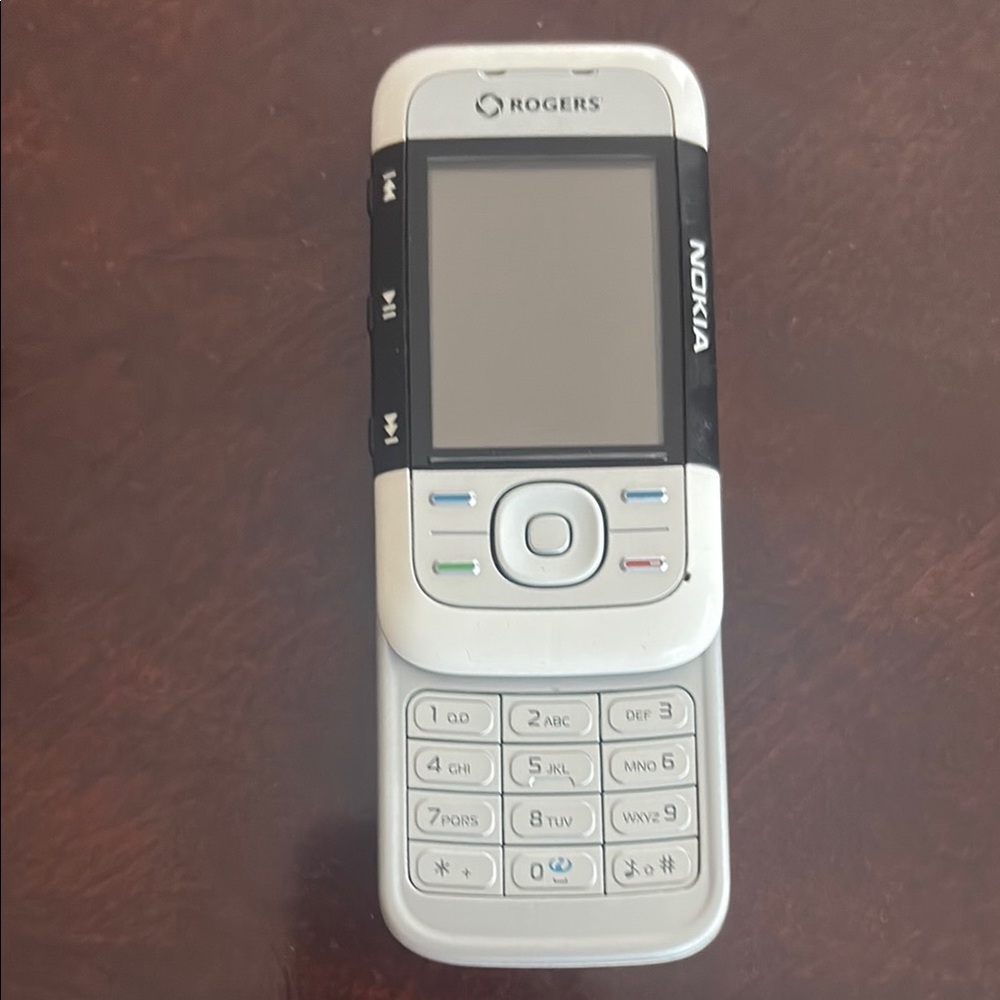 Nokia Silver and Black Classic Cell Phone